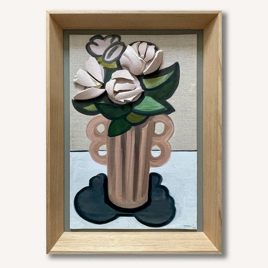 Flowers with Pink Ceramic 3