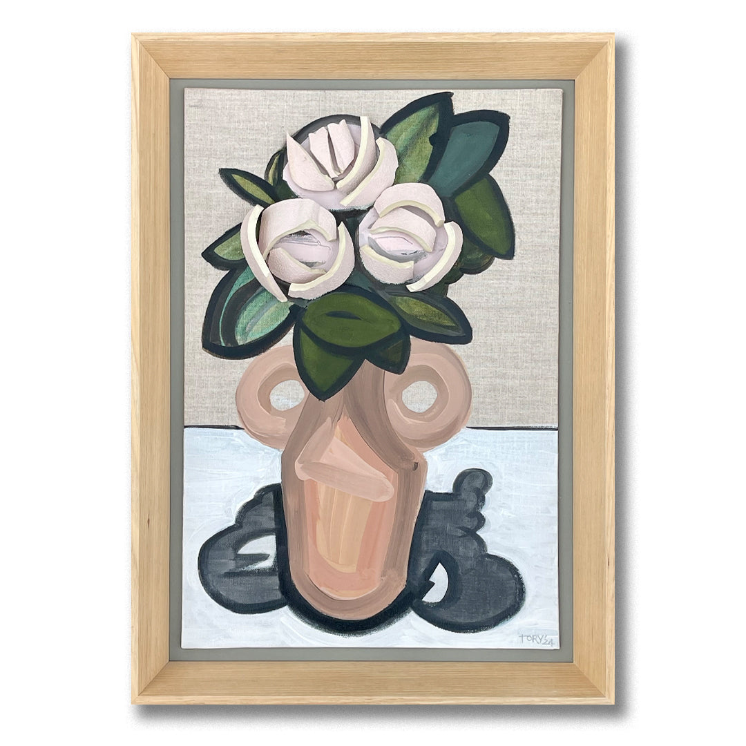 Flowers with Pink Ceramic 2